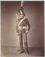 1815 - 2eme Lanciers, portant une fine shapka